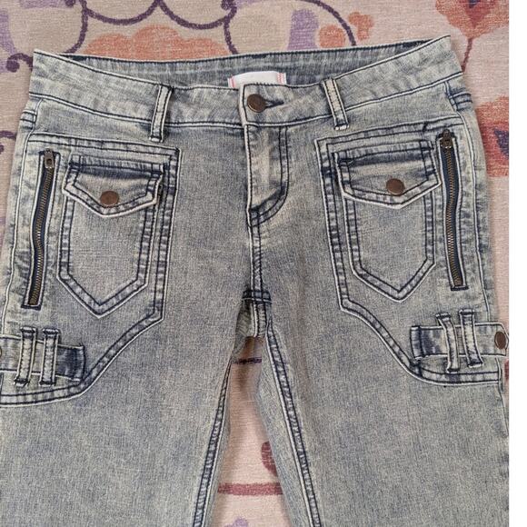 Urban Outfitters BDG Micro Bootcut Low Rise Jeans Gray Size 26 - Picture 9 of 13